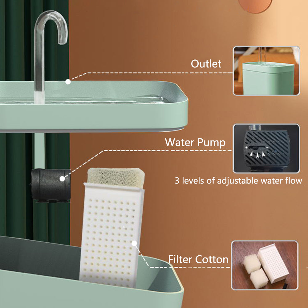 Cat Water Fountain – Automatic Pet Water Dispenser with Filter