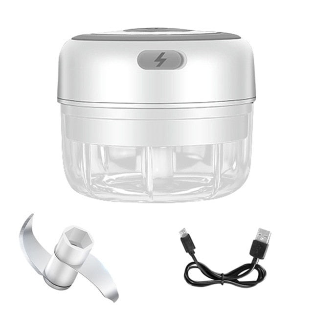 Mini Electric Food Chopper – One-Touch Garlic & Veggie Chopper