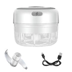 Mini Electric Food Chopper – One-Touch Garlic & Veggie Chopper