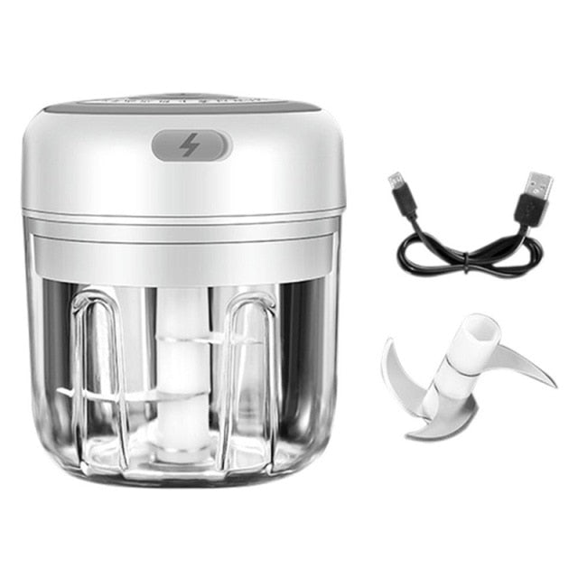 Mini Electric Food Chopper – One-Touch Garlic & Veggie Chopper