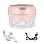 Mini Electric Food Chopper – One-Touch Garlic & Veggie Chopper