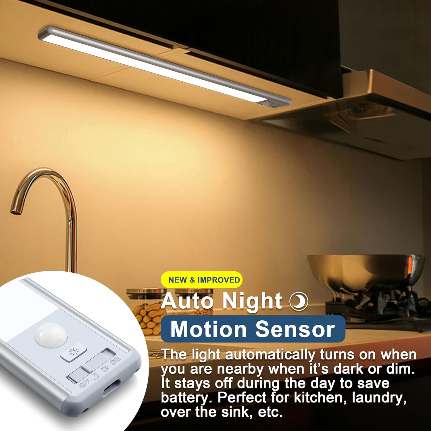 Rechargeable Motion Sensor LED Lights
