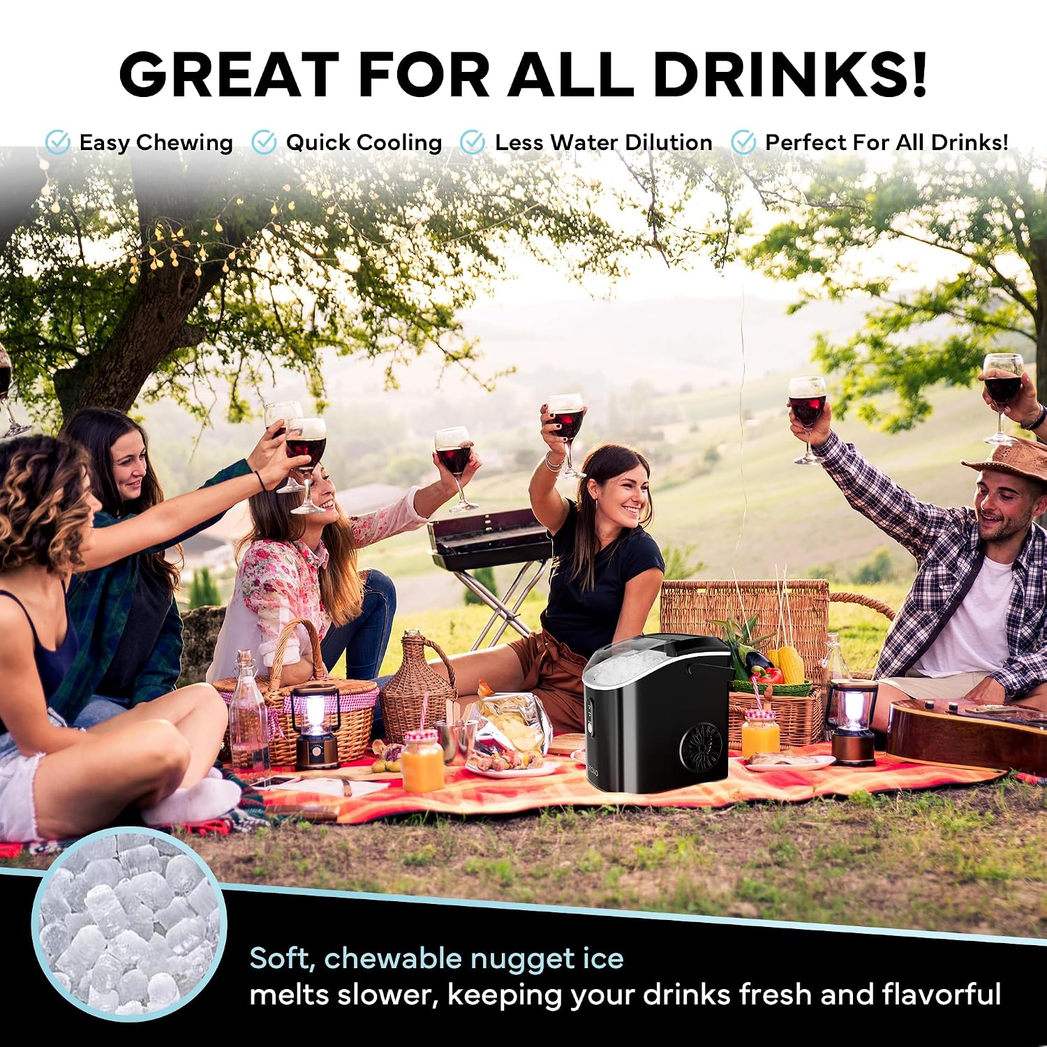 Countertop Nugget Ice Maker