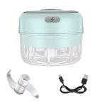 Mini Electric Food Chopper – One-Touch Garlic & Veggie Chopper