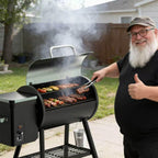 Electric Pellet Grill Smoker 8in1 PID Temperature Control