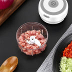 Mini Electric Food Chopper – One-Touch Garlic & Veggie Chopper